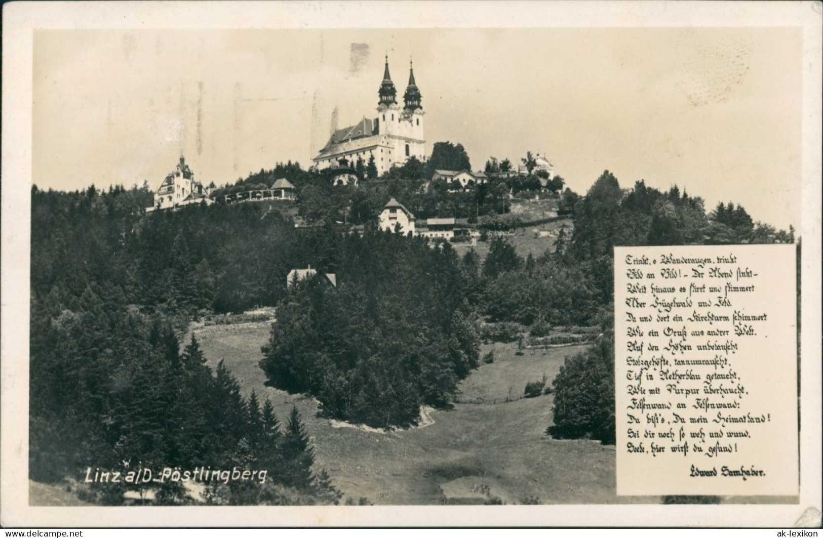 Ansichtskarte Linz Blick Auf Die Stadt 1938 - Other & Unclassified