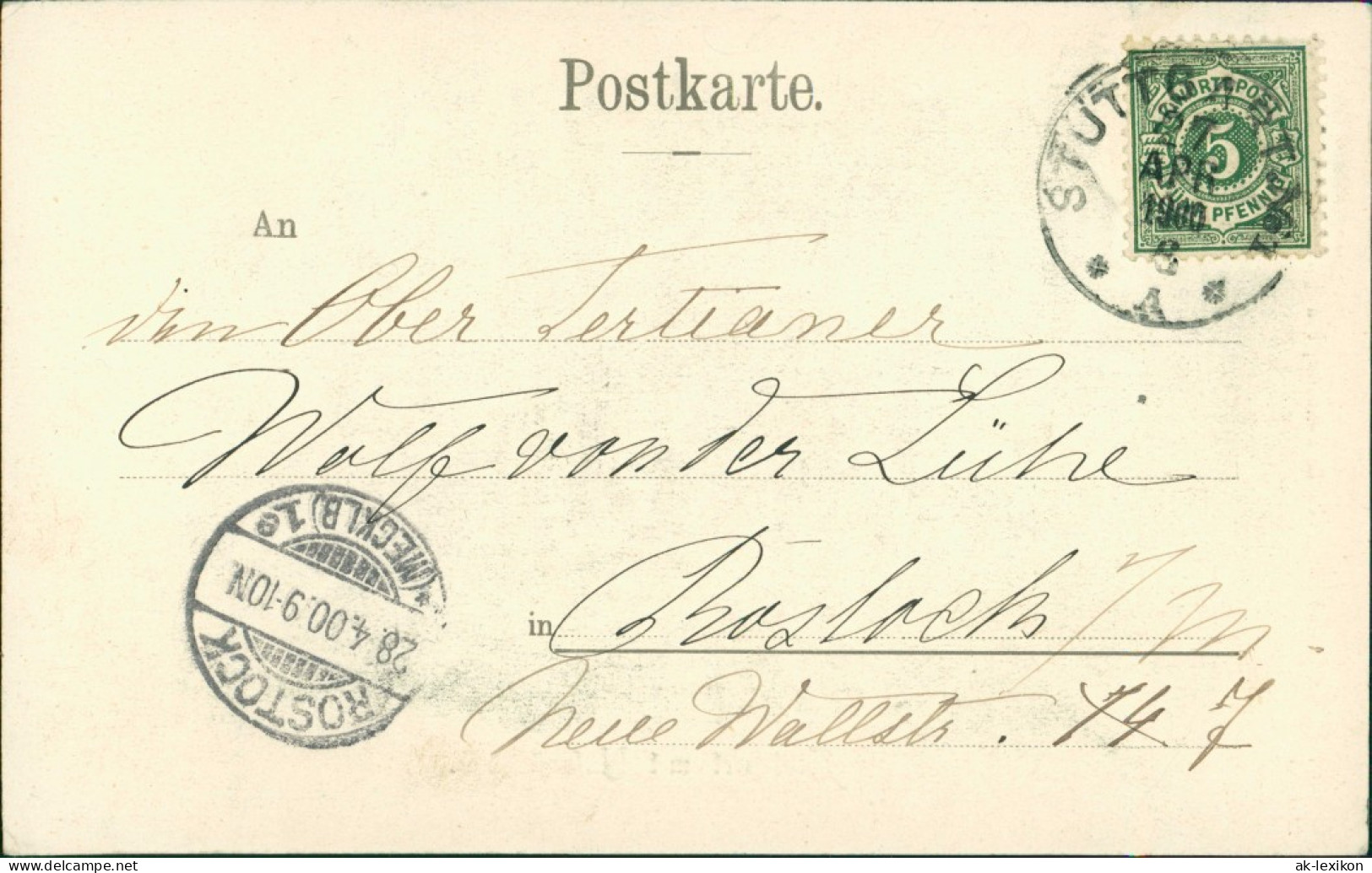 Ansichtskarte Stuttgart Stadt, Uhlandhöhe 1900 - Stuttgart
