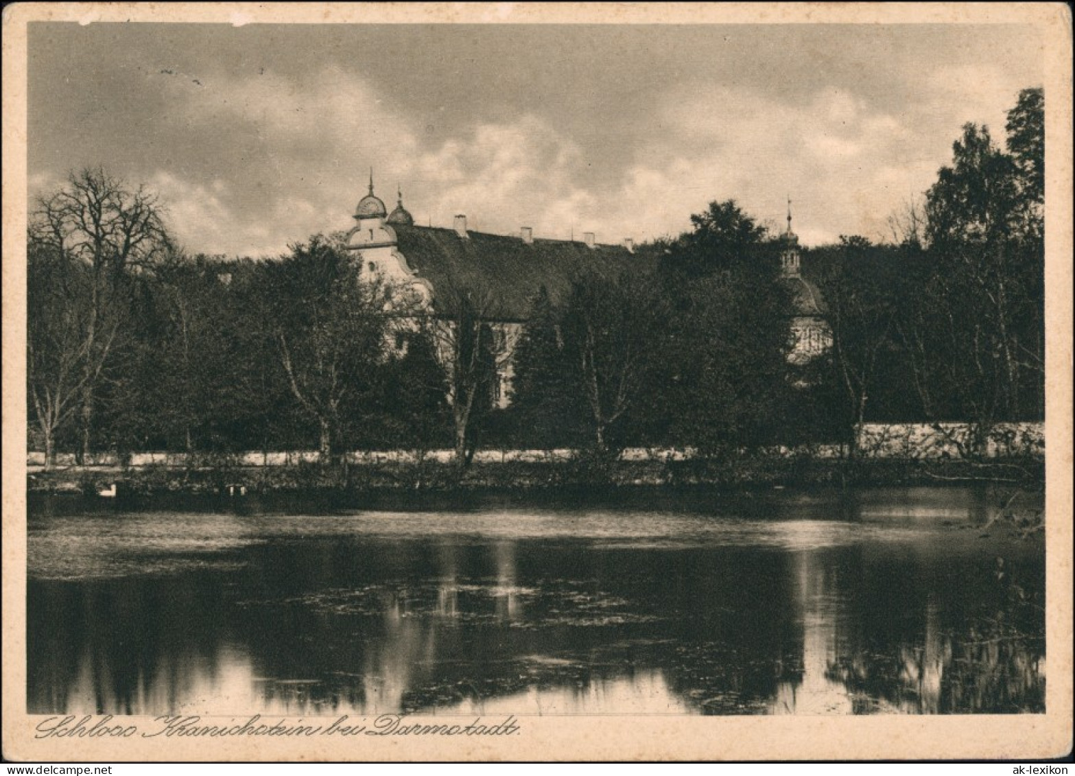 Ansichtskarte Kranichstein-Darmstadt Schloß 1928 - Darmstadt