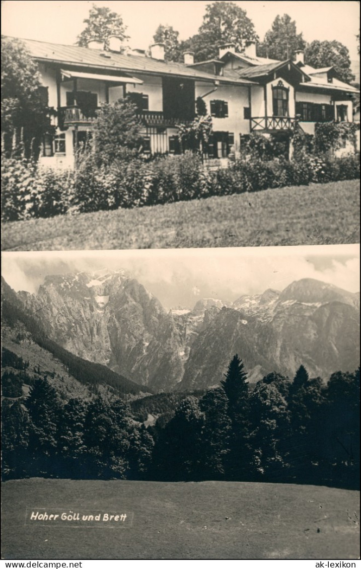 Ansichtskarte Berchtesgaden 3 Bild Gut Fischmichllehen Schönau 1951 - Berchtesgaden