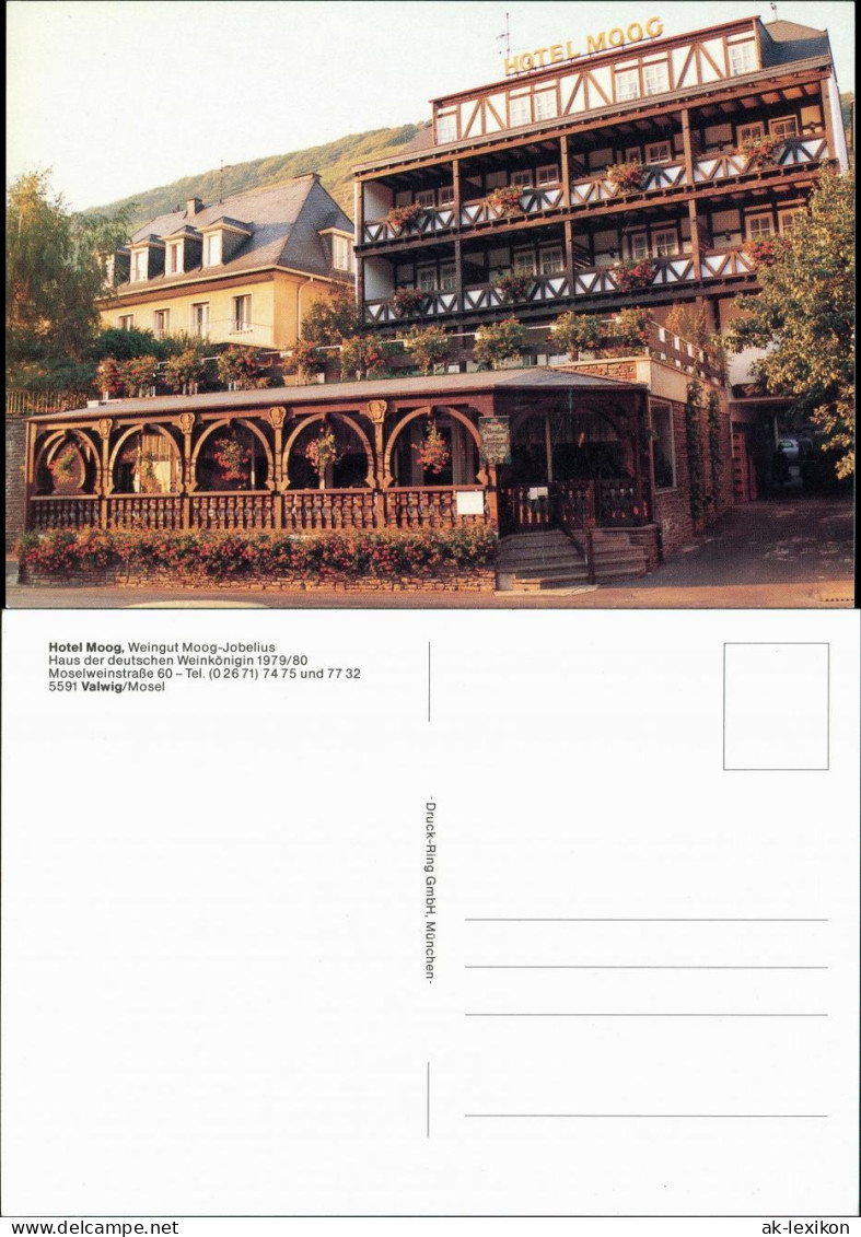 Valwig A.d. Mosel Hotel Moog, Weingut Moog-Jobelius Moselweinstrasse 1990 - Other & Unclassified