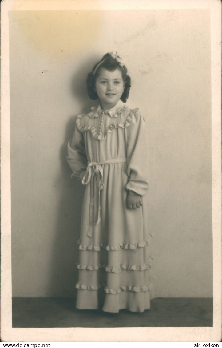 Kind Foto Kinder Porträt (Mädchen Sissi Vermutlich Aus Wien) 1950 Privatfoto - Portraits