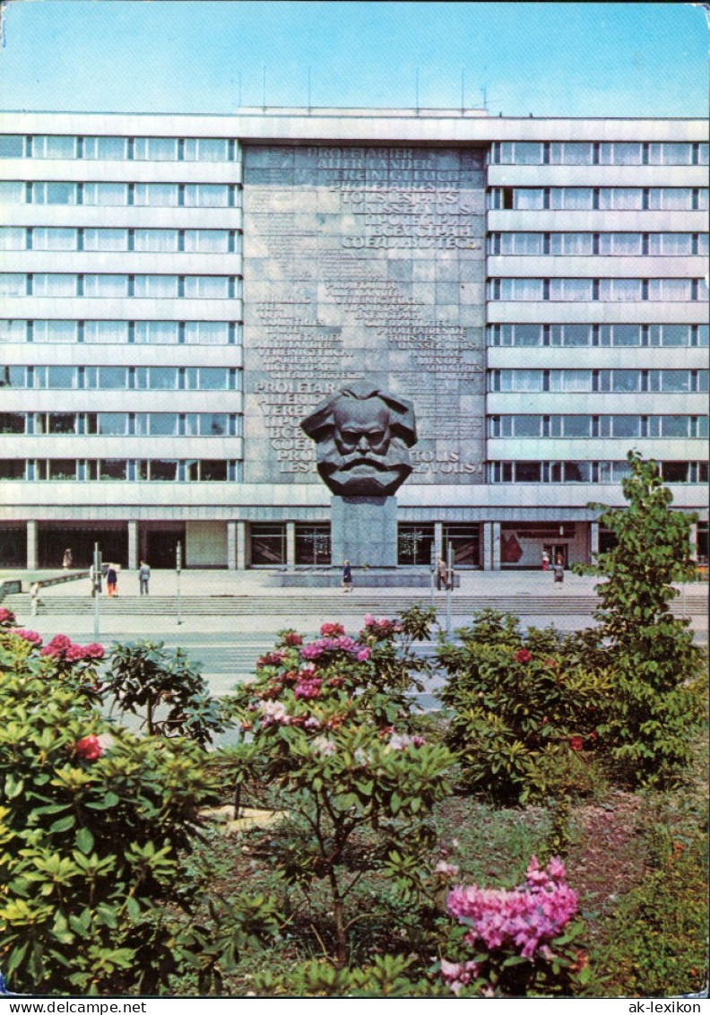 Ansichtskarte Zentrum-Chemnitz Karl-Marx-Monument 1979 - Chemnitz