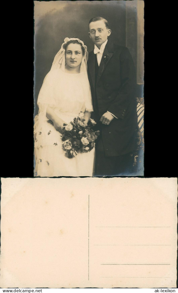 Menschen Soziales Leben Liebespaar Hochzeit Hochzeitspaar 1910 Privatfoto - Couples