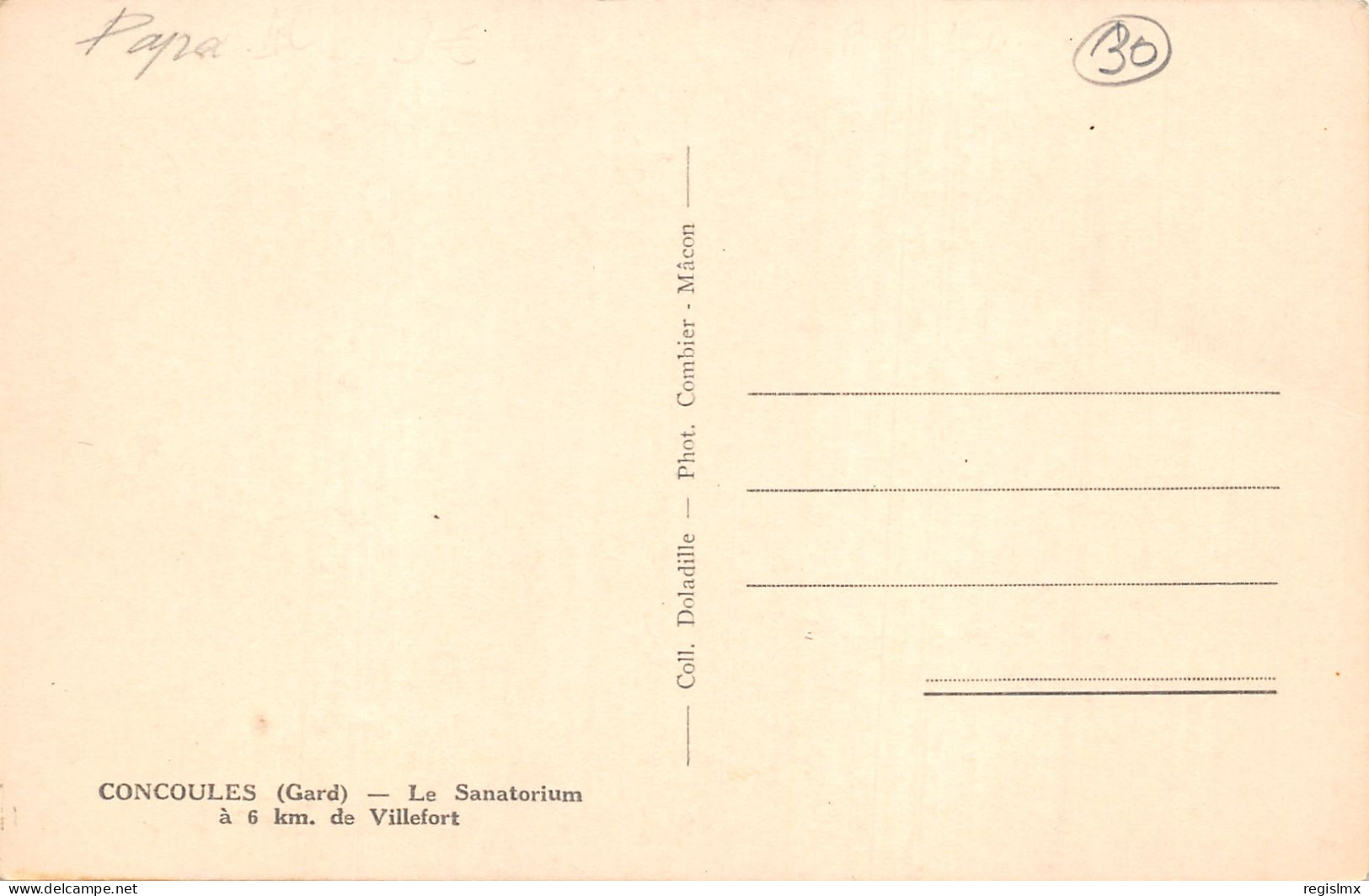 30-CONCOULES-SANATORIUM-N°352-C/0241 - Other & Unclassified