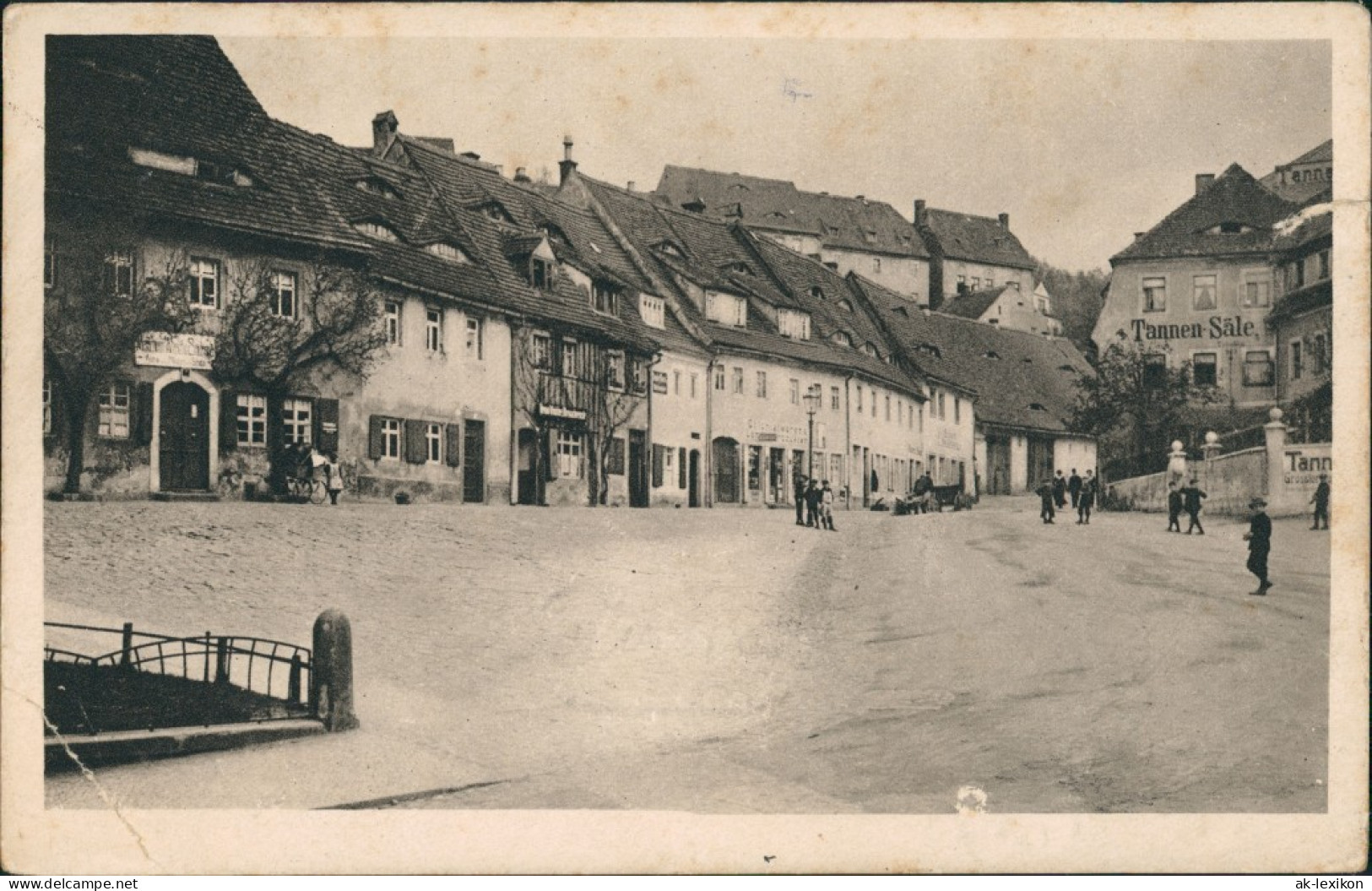 Ansichtskarte Pirna Tischerplatz 1924 - Pirna