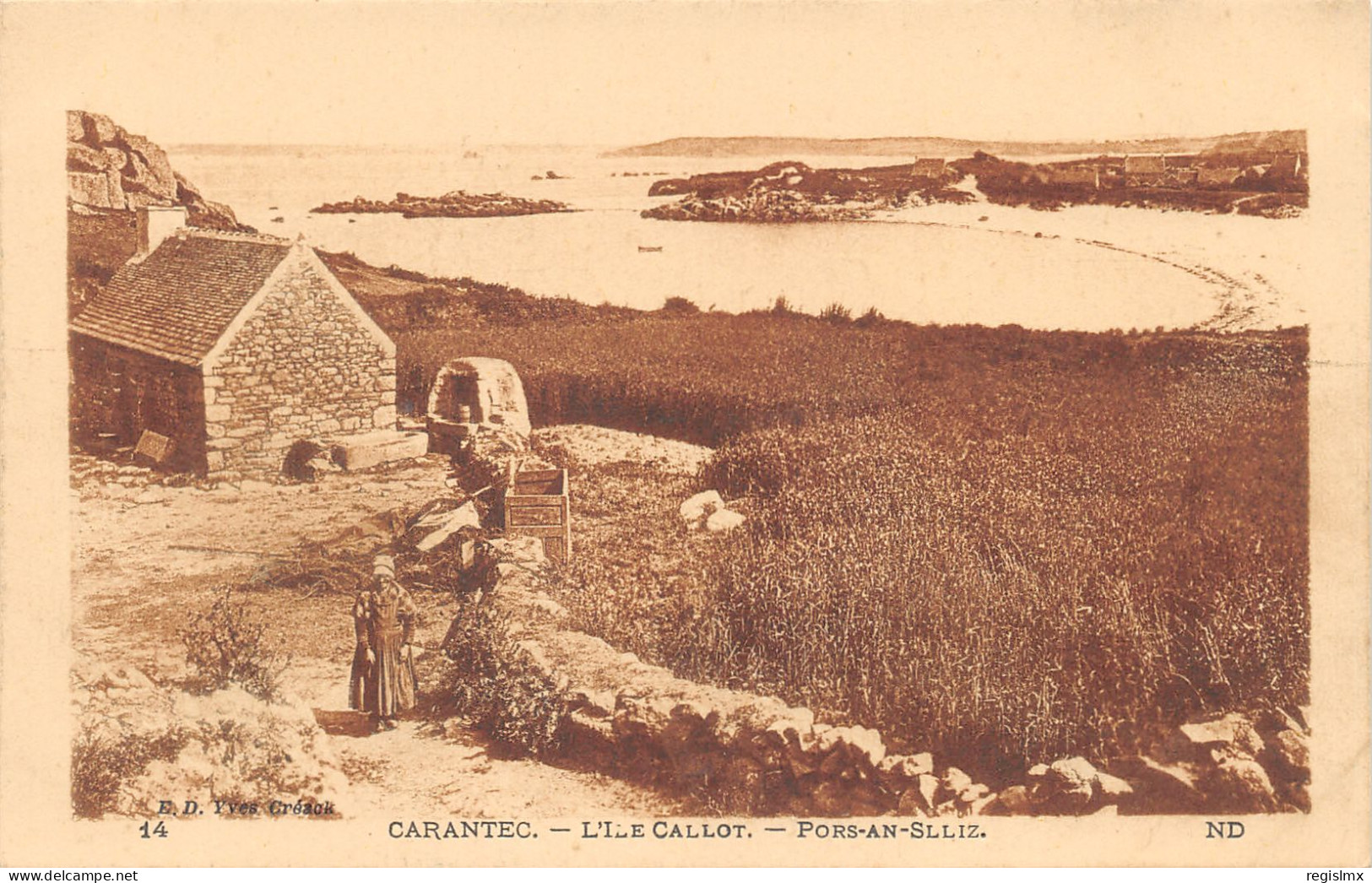 29-CARANTEC-L ILE CALLOT-N°352-C/0013 - Carantec