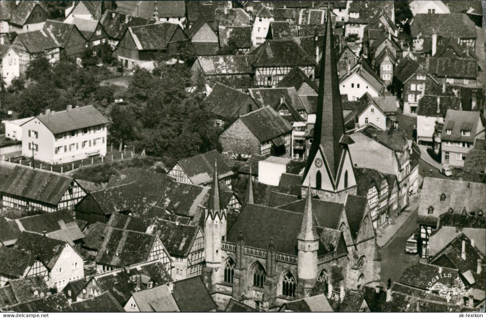 Ansichtskarte Schotten (Vogelsberg) Luftbild 1964 - Other & Unclassified