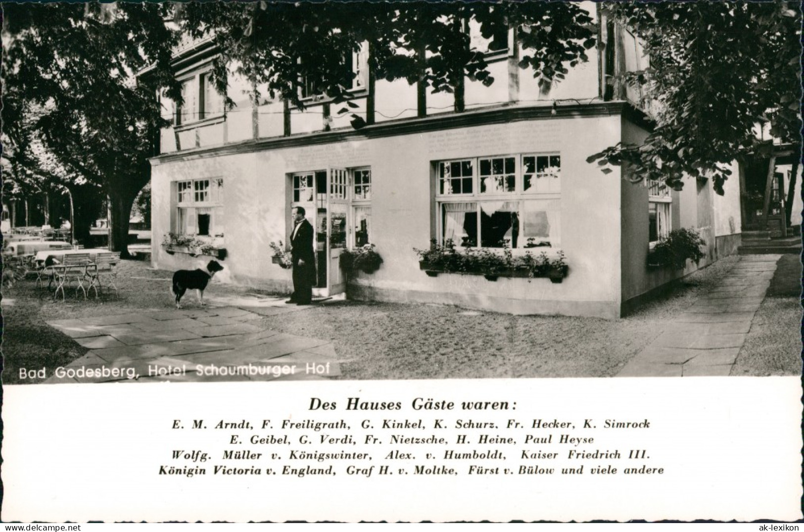 Ansichtskarte Bad Godesberg-Bonn Hotel Schaumburger Hof 1962 - Bonn