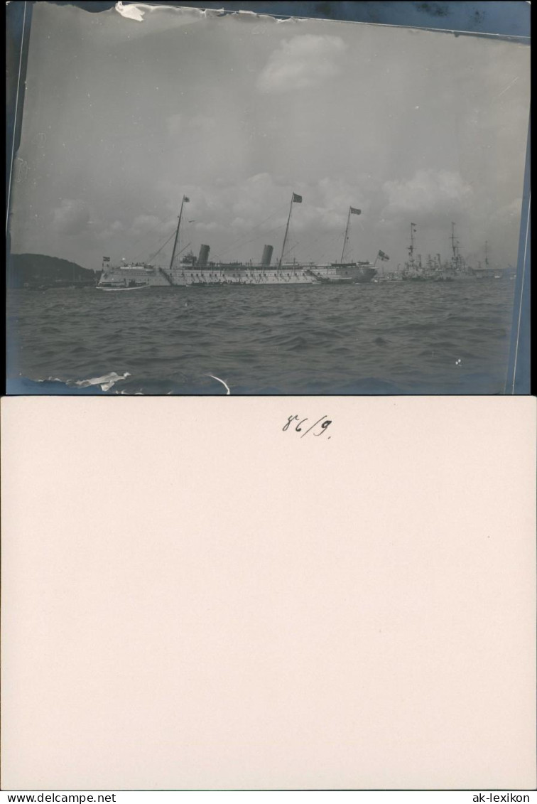 Schiffe/Schifffahrt - Kriegsschiffe (Marine) 2 Kriegsschiffe 1916 Privatfoto - Warships