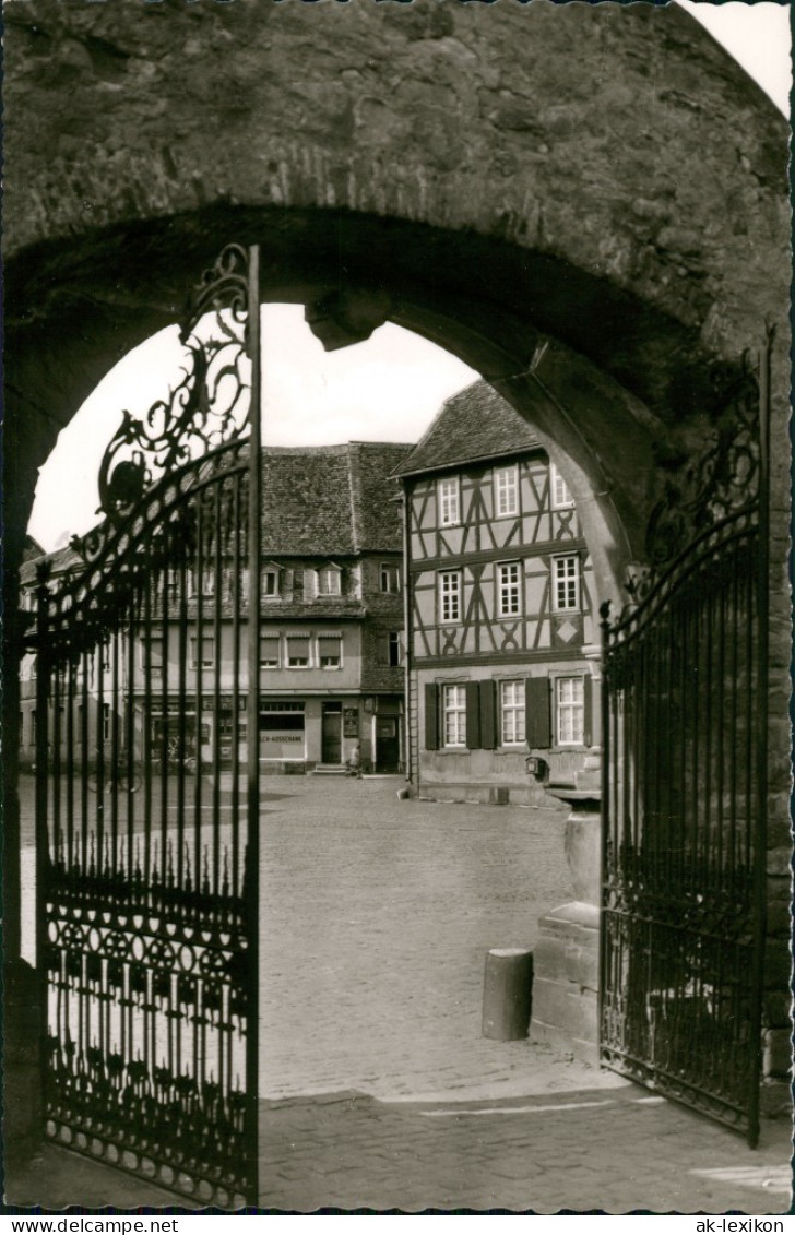 Ansichtskarte Seligenstadt Freihofplatz - Klostertor 1963 - Other & Unclassified