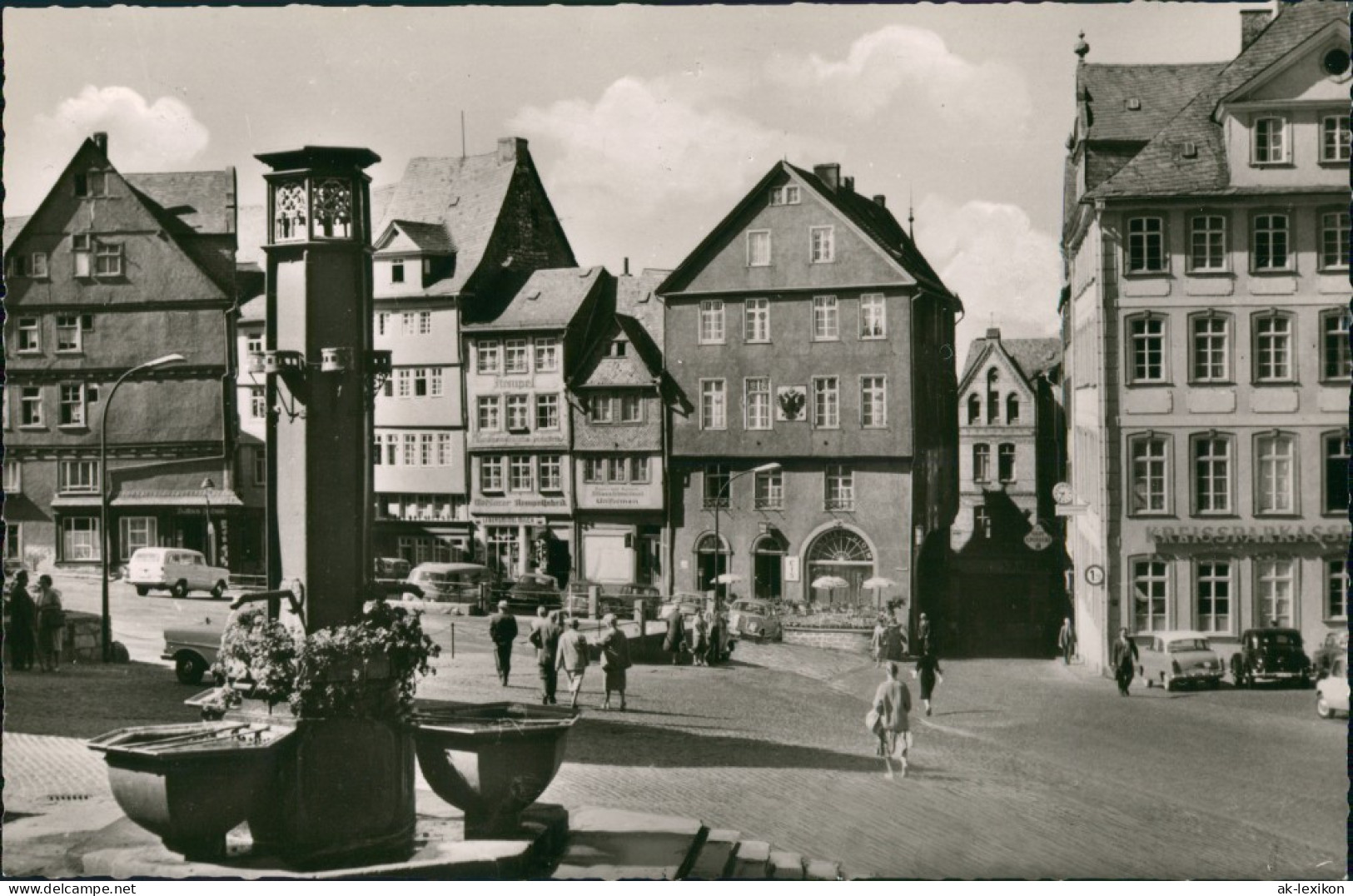 Ansichtskarte Wetzlar Mit Ehem. Reichskammergericht Geschäfte 1962 - Wetzlar