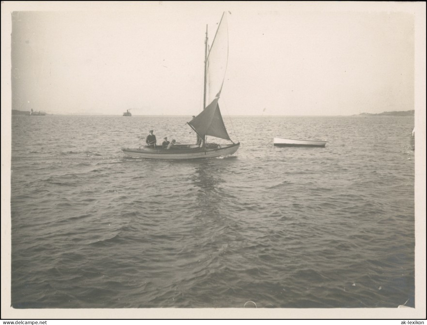 Schifffahrt - Segelschiffe/Segelboote Bürgermeister Mit Kind 1914 Privatfoto - Voiliers