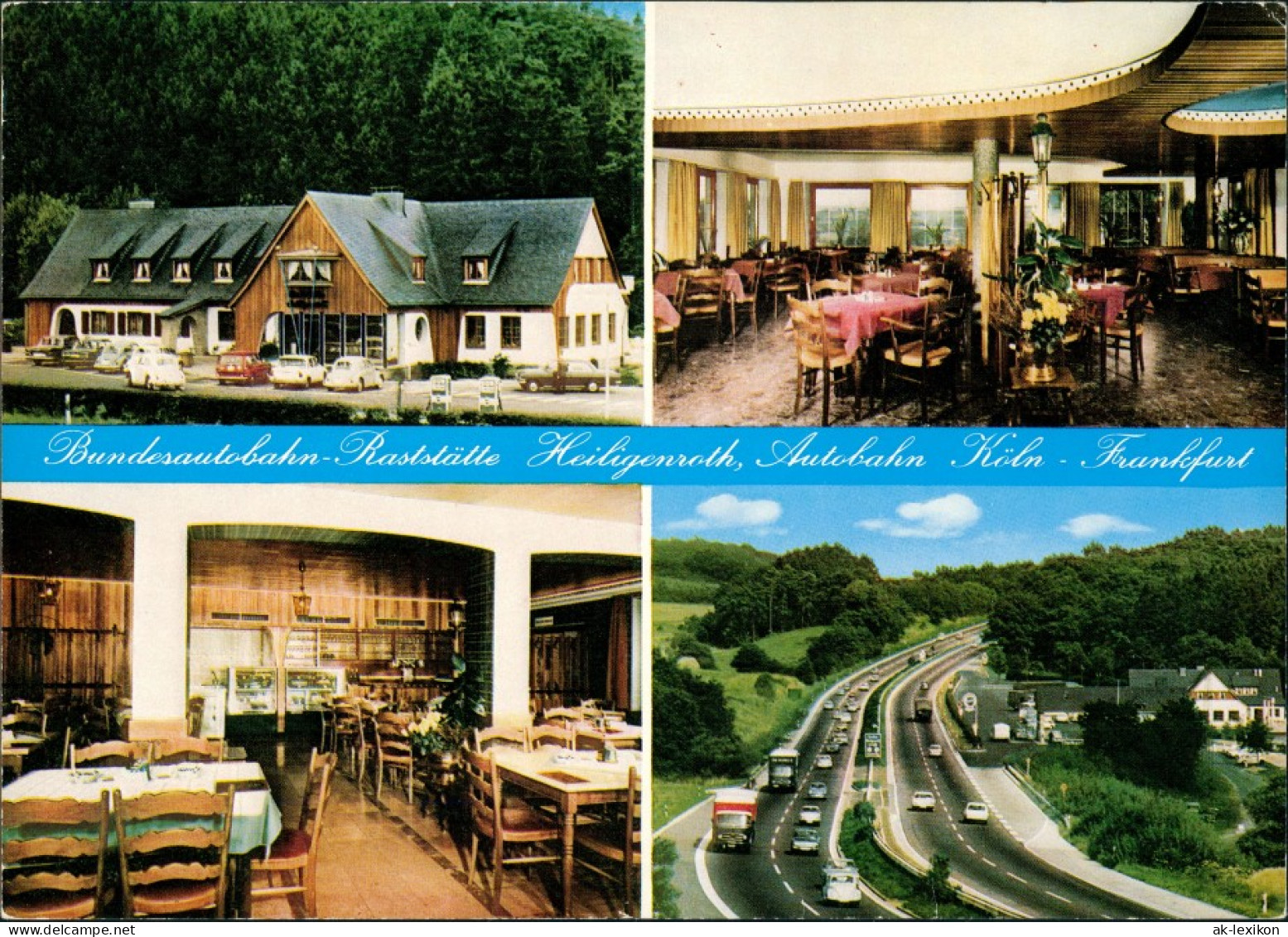 Heiligenroth Westerwald-Montabaur Rasthaus Gaststätte Autobahn Raststätte 1971 - Montabaur