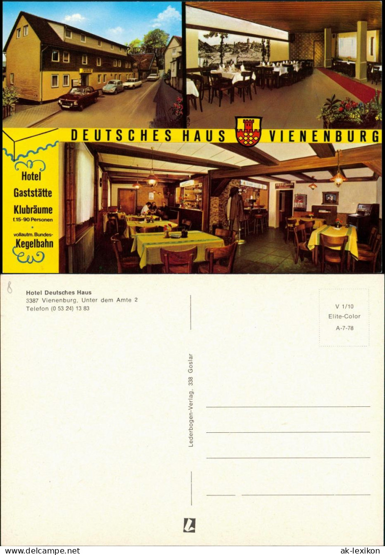 Vienenburg-Goslar Hotel Deutsches Haus Unter Dem Amte Innen & Außen 1970/1978 - Goslar
