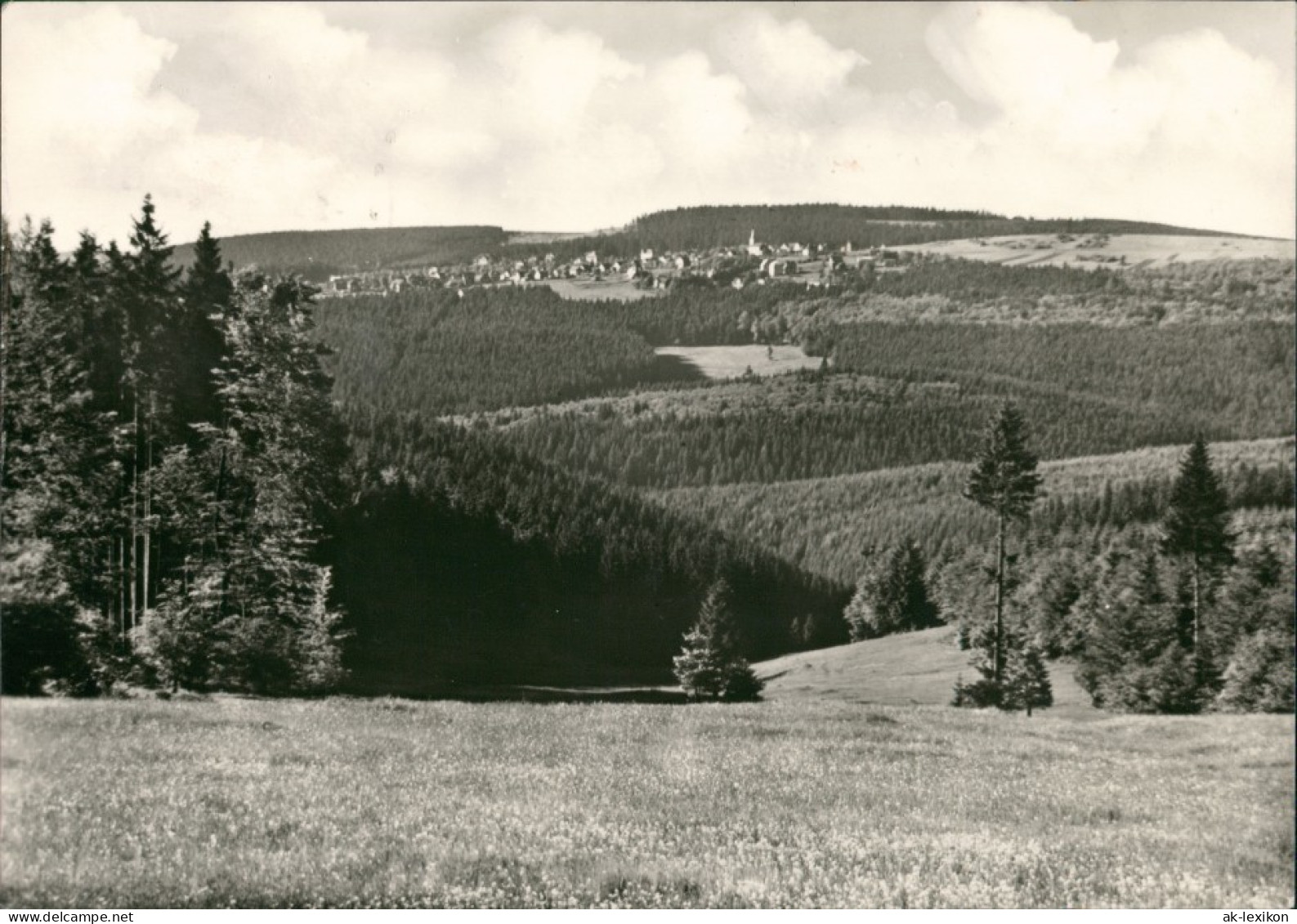 Ansichtskarte Masserberg Totale 1973 - Masserberg