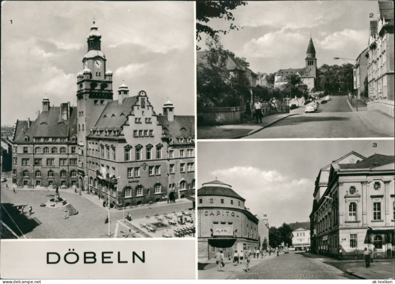 Ansichtskarte Döbeln Roter Platz, Rosa Luxemburg Straße 1974 - Döbeln