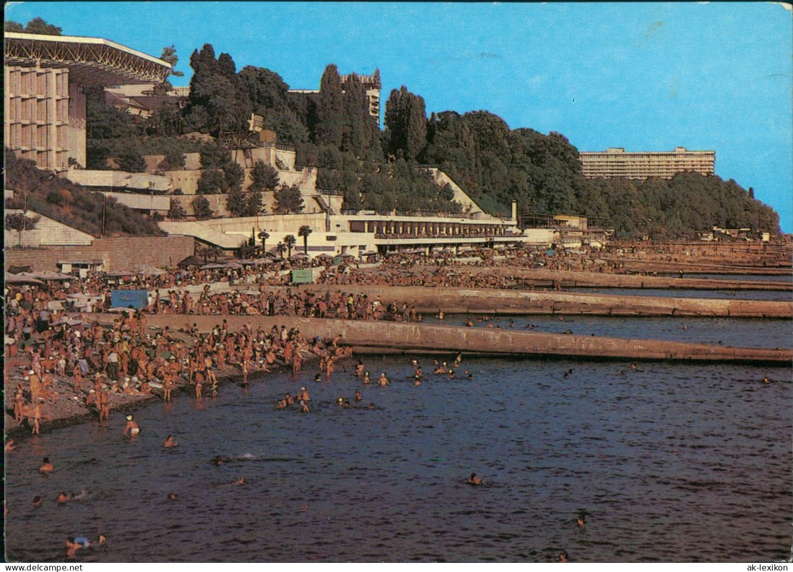 Postcard Sotschi Сочи | სოჭი Hotels Am Strand 1982 - Russie