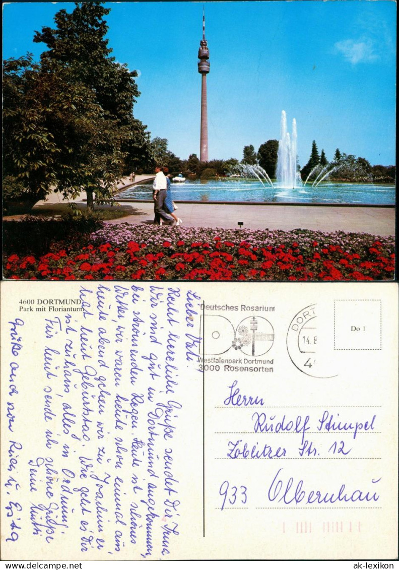Ansichtskarte Dortmund Westfalenpark Fernsehturm 1980 - Dortmund