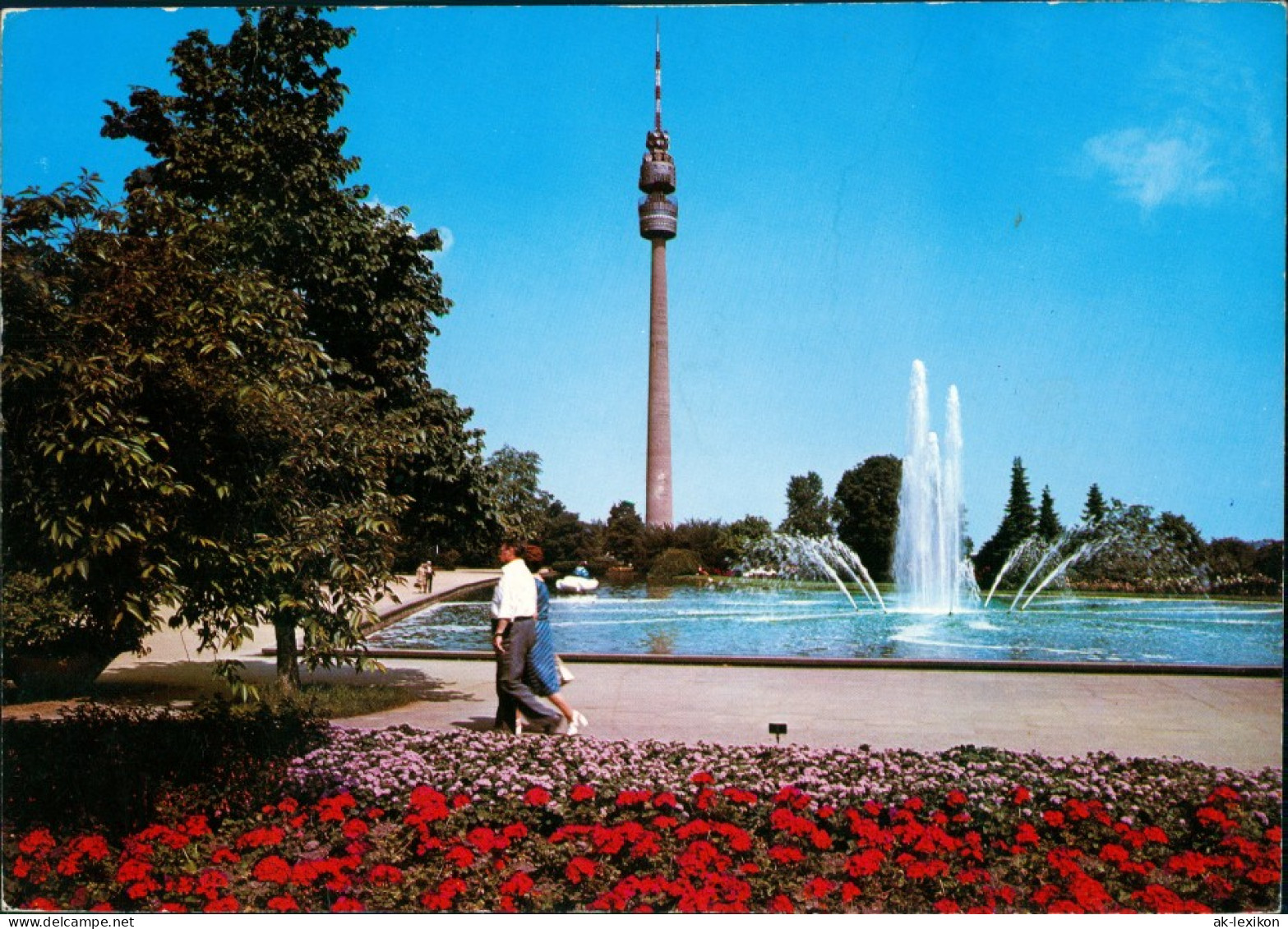 Ansichtskarte Dortmund Westfalenpark Fernsehturm 1980 - Dortmund