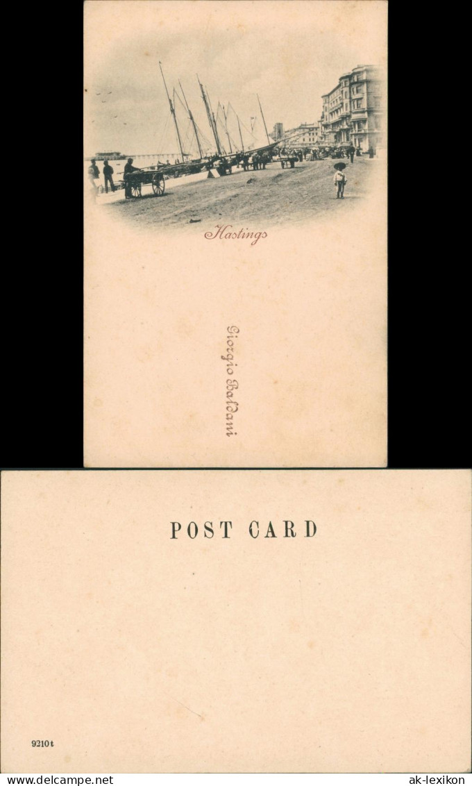 Postcard Hastings Straße - Segelboot 1904 - Other & Unclassified