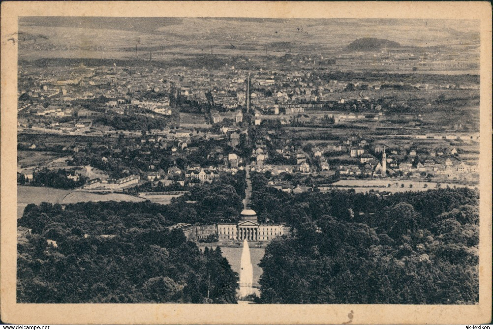 Ansichtskarte Kassel Cassel Luftbild Mit Wilhelmshöhe 1943 - Kassel