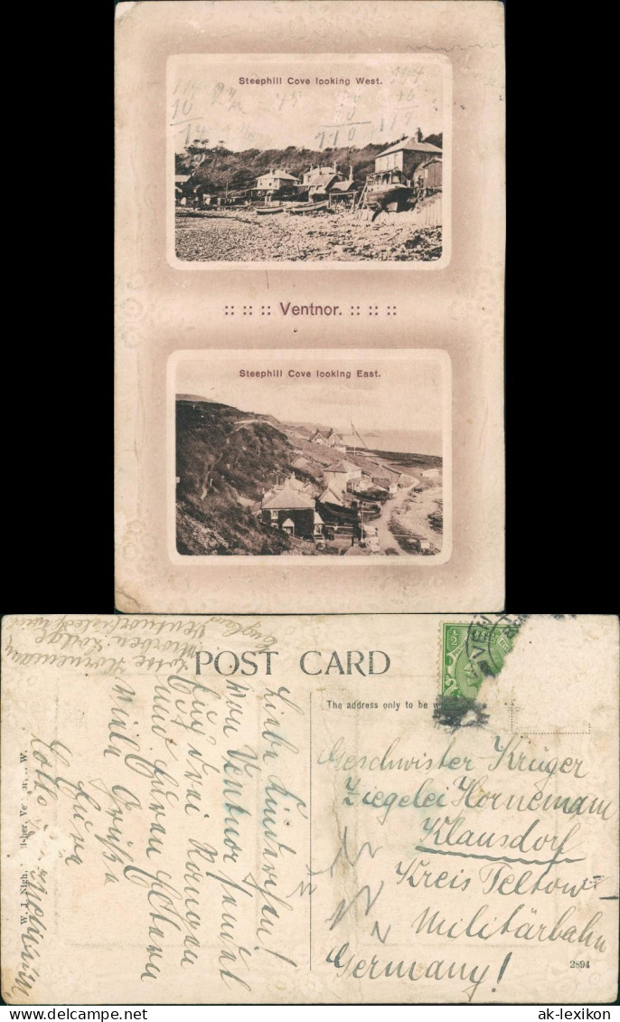 Ventnor (Isle Of Wight) Ventnor (Isle Of Wight) 2 Bild Steephill 1909 - Other & Unclassified