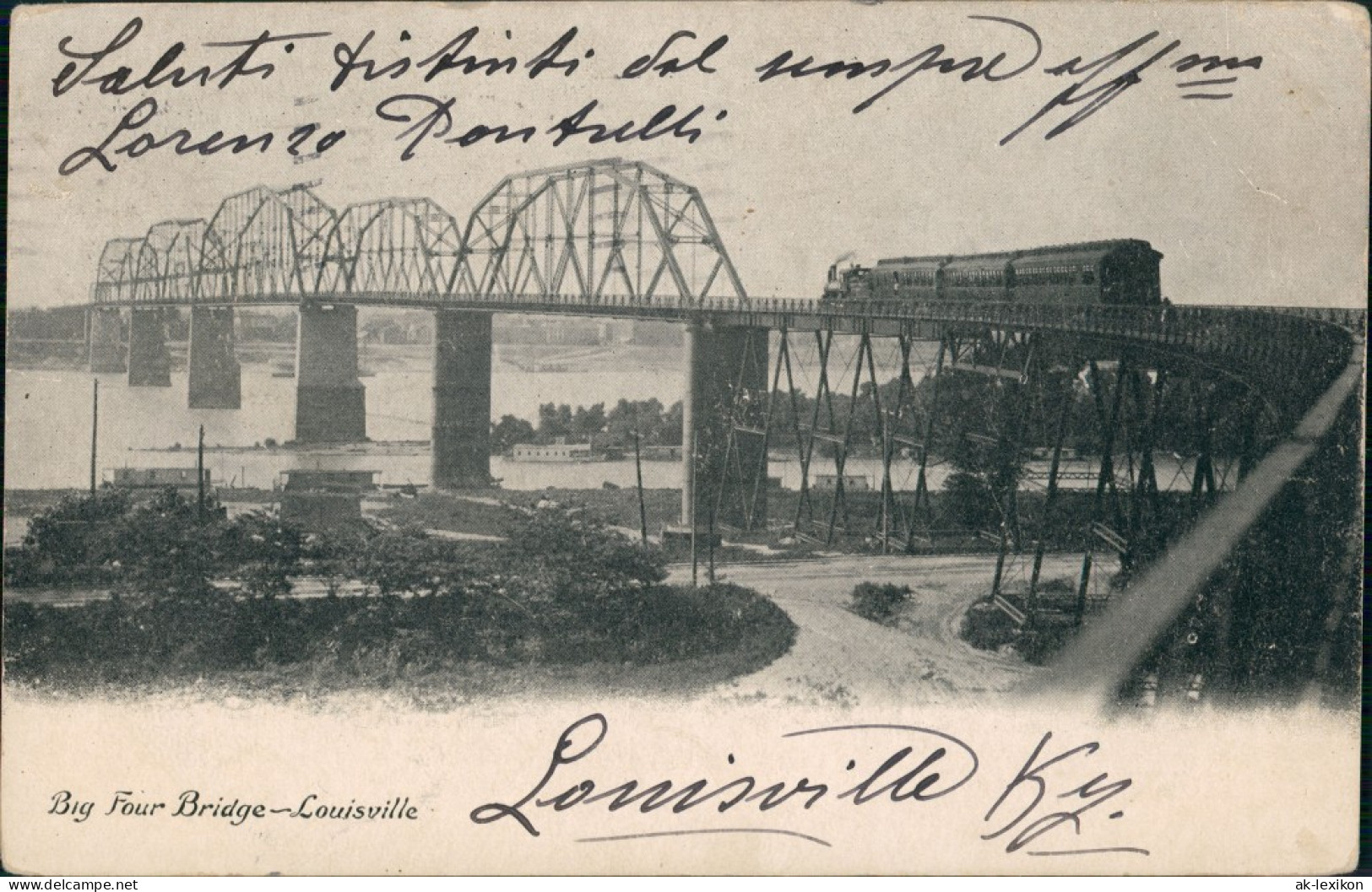 Louisville (Ky) Big Four Bridge, Eisenbahn-Brücke, Railway 1906 - Other & Unclassified