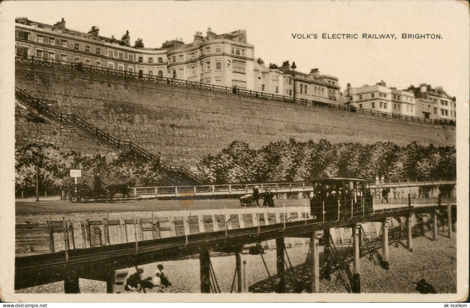 Postcard Brighton Volks Electric Railway, Stadt-Eisenbahn 1930 - Sonstige & Ohne Zuordnung