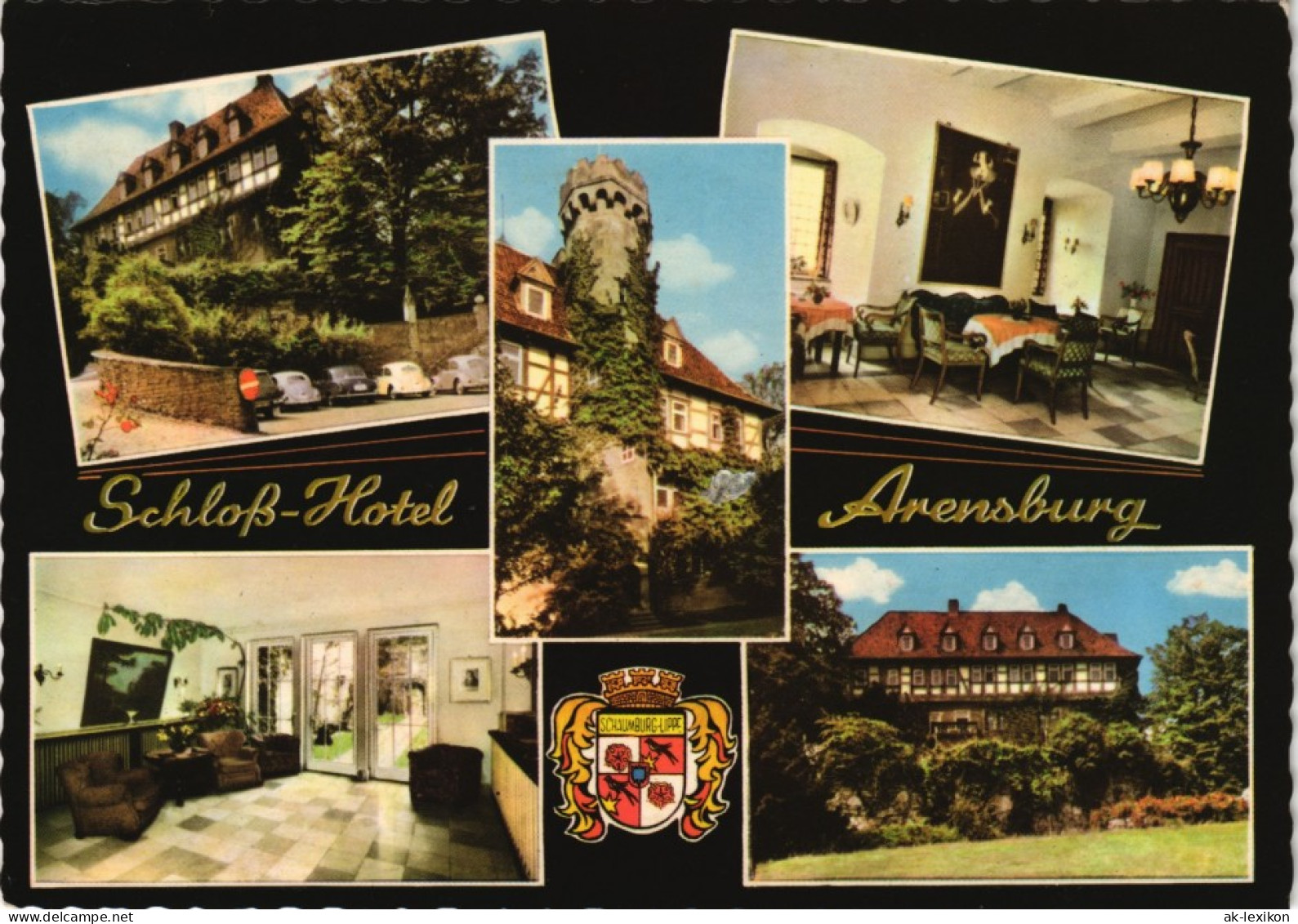 Ansichtskarte Rinteln HOTEL SCHLOSS ARENSBURG Region Rinteln Umland 1963 - Rinteln