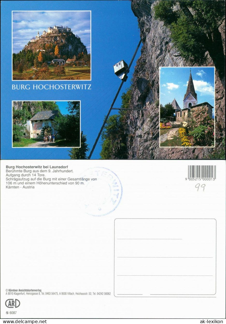 Ansichtskarte Sankt Georgen Am Längsee Burg Hochosterwitz Bei Launsdorf 2005 - Sonstige & Ohne Zuordnung