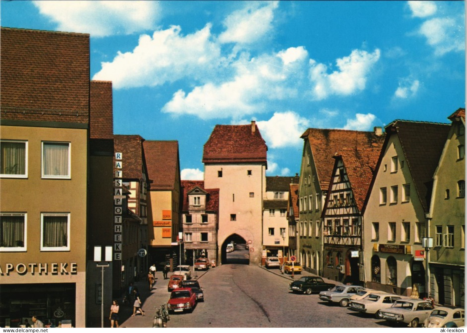 Ansichtskarte Hersbruck Ratsapotheke - Straße 1978 - Hersbruck