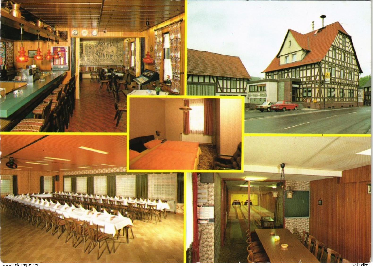 Alsfeld-Eudorf Gasthaus Zur Schmiede Inh. H. Pfeiffer, Mehrbild-AK 1991 - Other & Unclassified