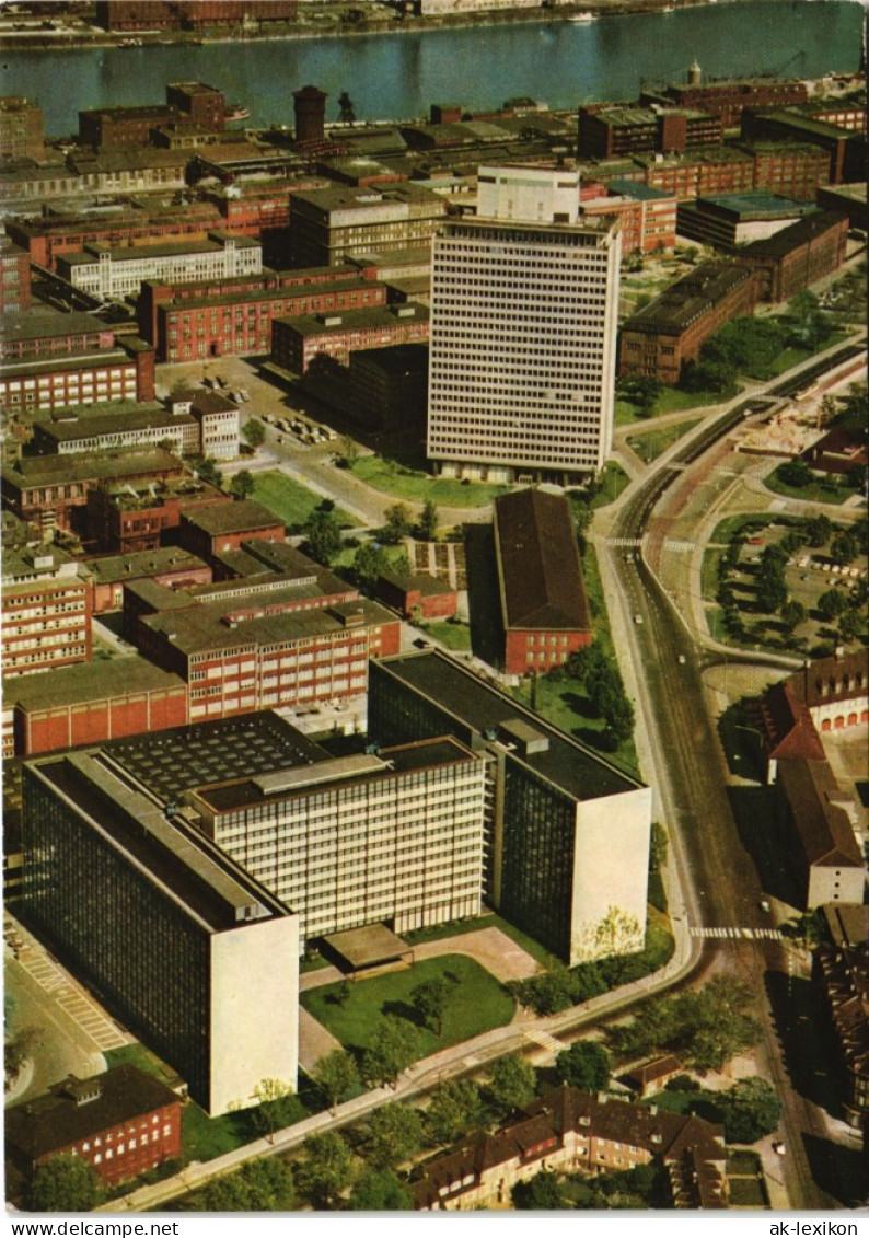 Ansichtskarte Ludwigshafen Luftbild BASF 100 Jahre Sonderstempel 1965 - Ludwigshafen