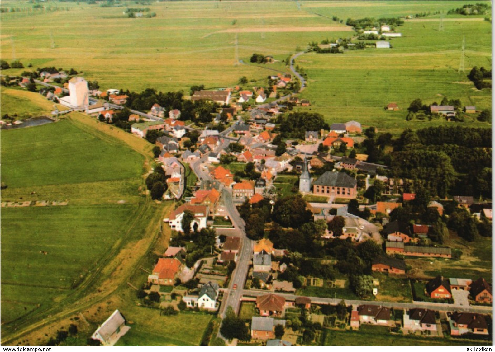 Sankt Margarethen (Holstein) Luftaufnahme, Ort Vom Flugzeug Aus 1980 - Altri & Non Classificati