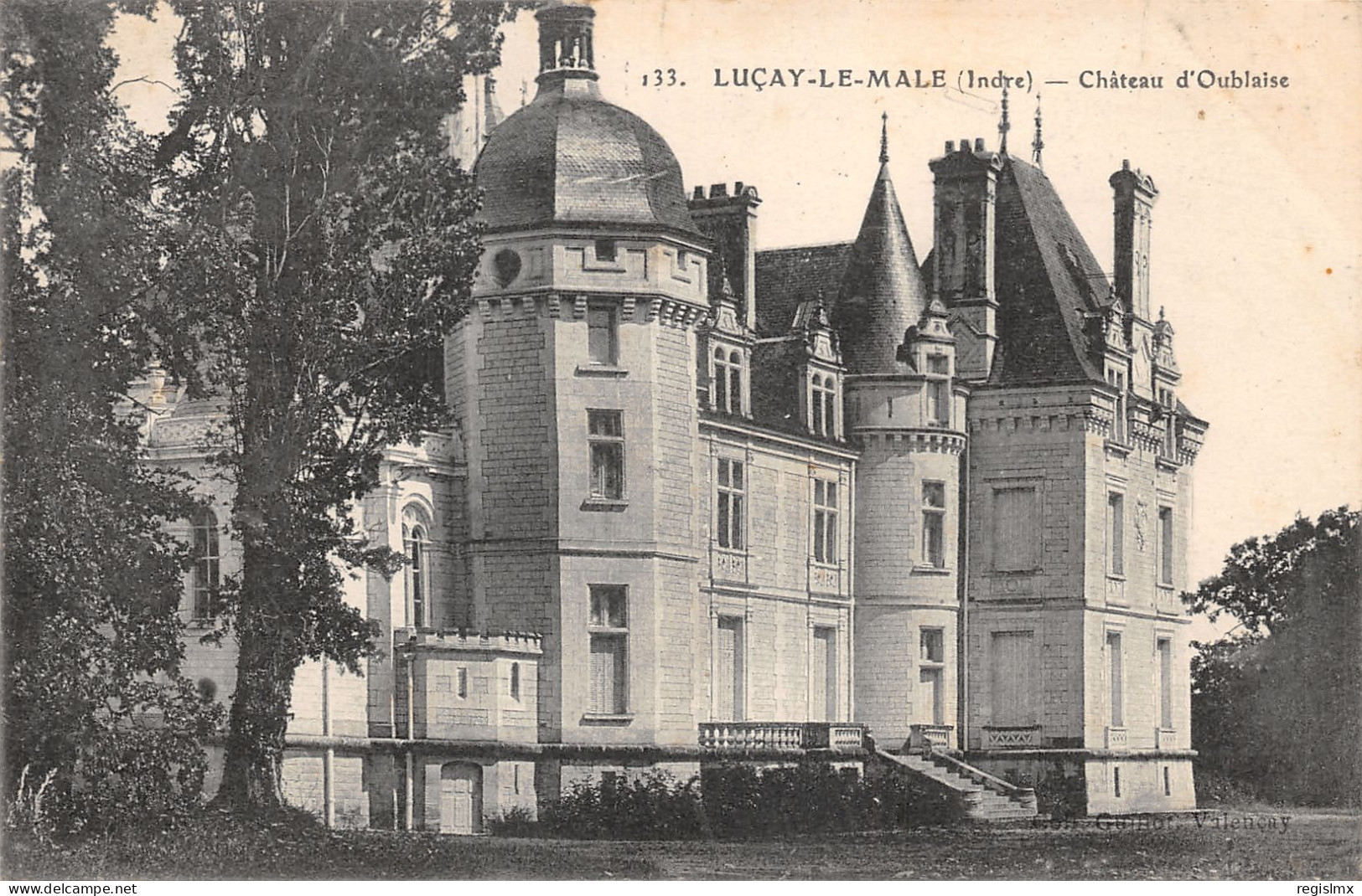 36-LUCAY LE MALE-CHÂTEAU D OUBLAISE-N°352-F/0289 - Sonstige & Ohne Zuordnung