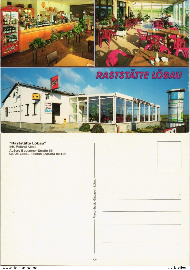 Löbau Raststätte Löbau Inh. Roland Klose Äußere Bautzener Straße 1990 - Loebau