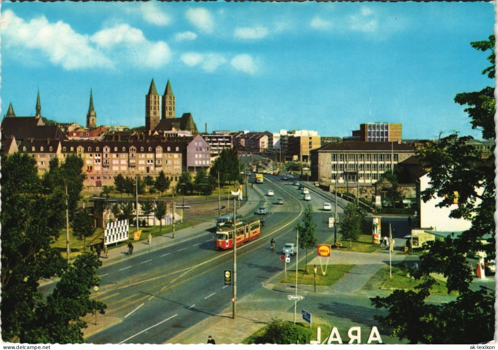 Ansichtskarte Kassel Cassel Stadtteilansicht Mit Tram Straßenbahn 1975 - Kassel