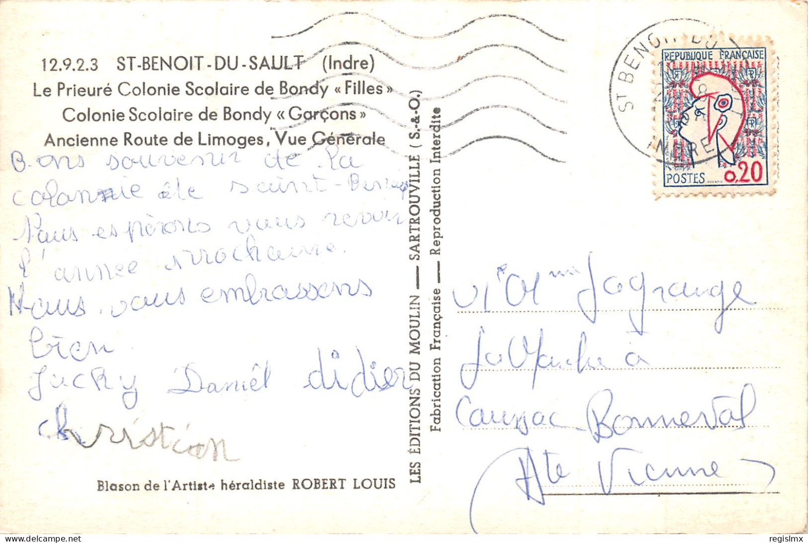 36-SAINT BENOIT DU SAULT-N°352-F/0273 - Other & Unclassified