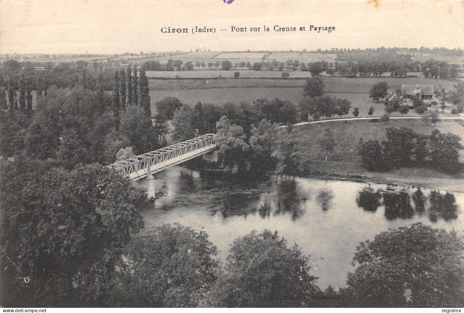 36-GIRON-PONT SUR LA CREUSE-N°352-F/0267 - Autres & Non Classés