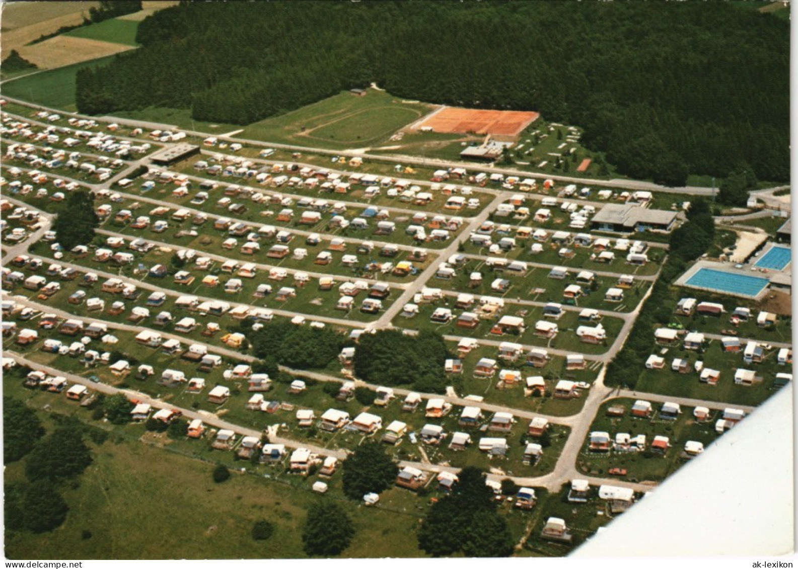 Ansichtskarte Westerheim (Württemberg) ALB-Campingplatz Luftaufnahme 1975 - Other & Unclassified