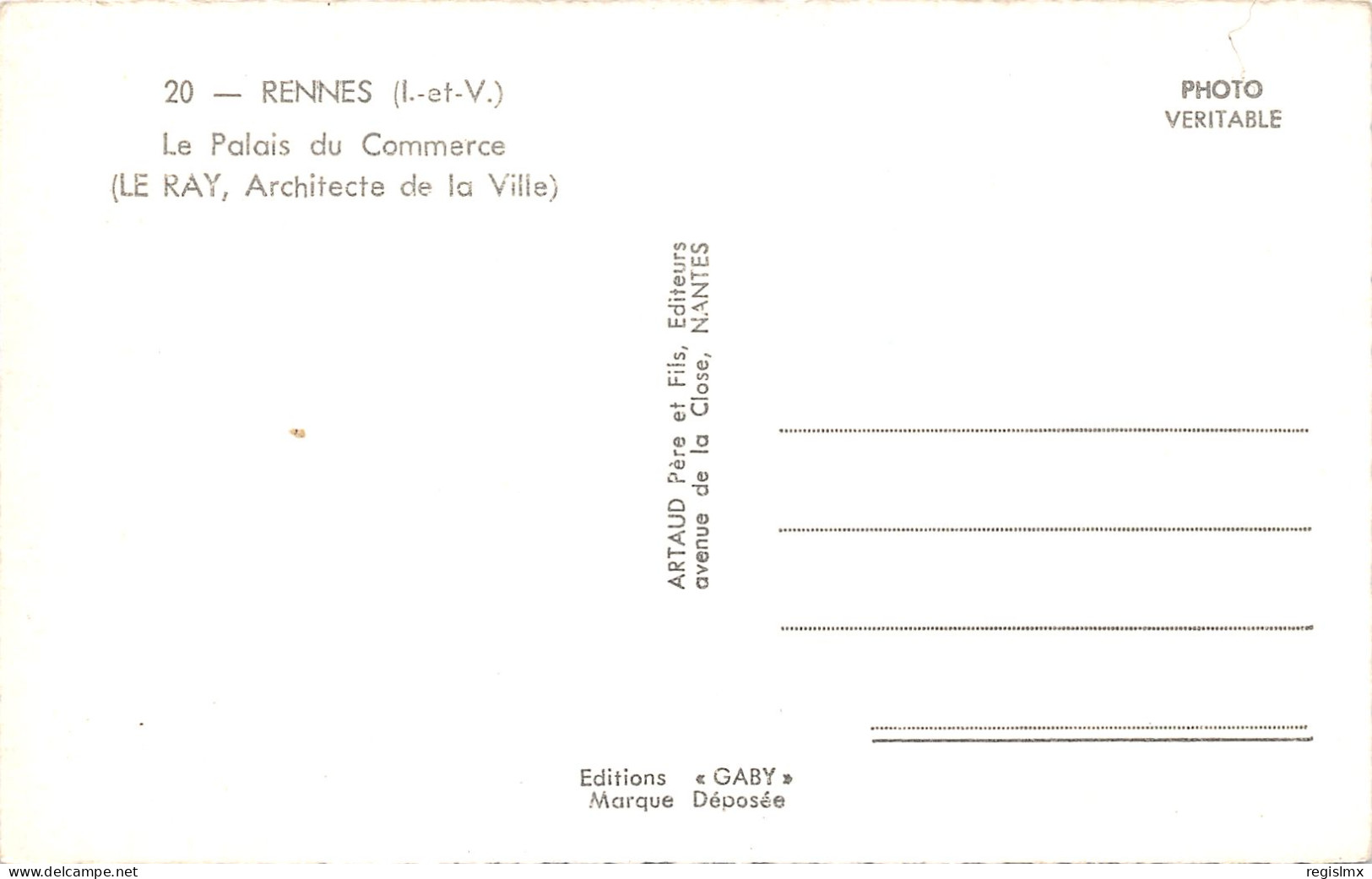 35-RENNES-N°352-F/0197 - Rennes