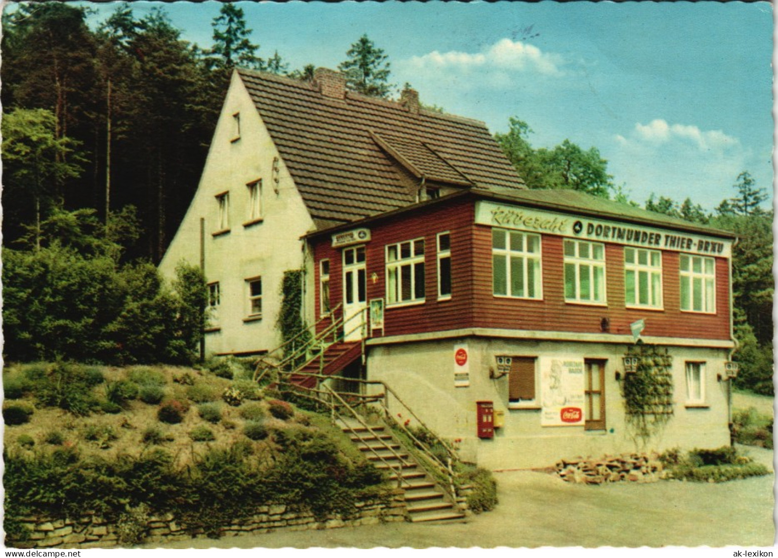 Ansichtskarte Letmathe-Iserlohn Gasthof Rübezahl-Baude Im Sauerland 1965 - Iserlohn