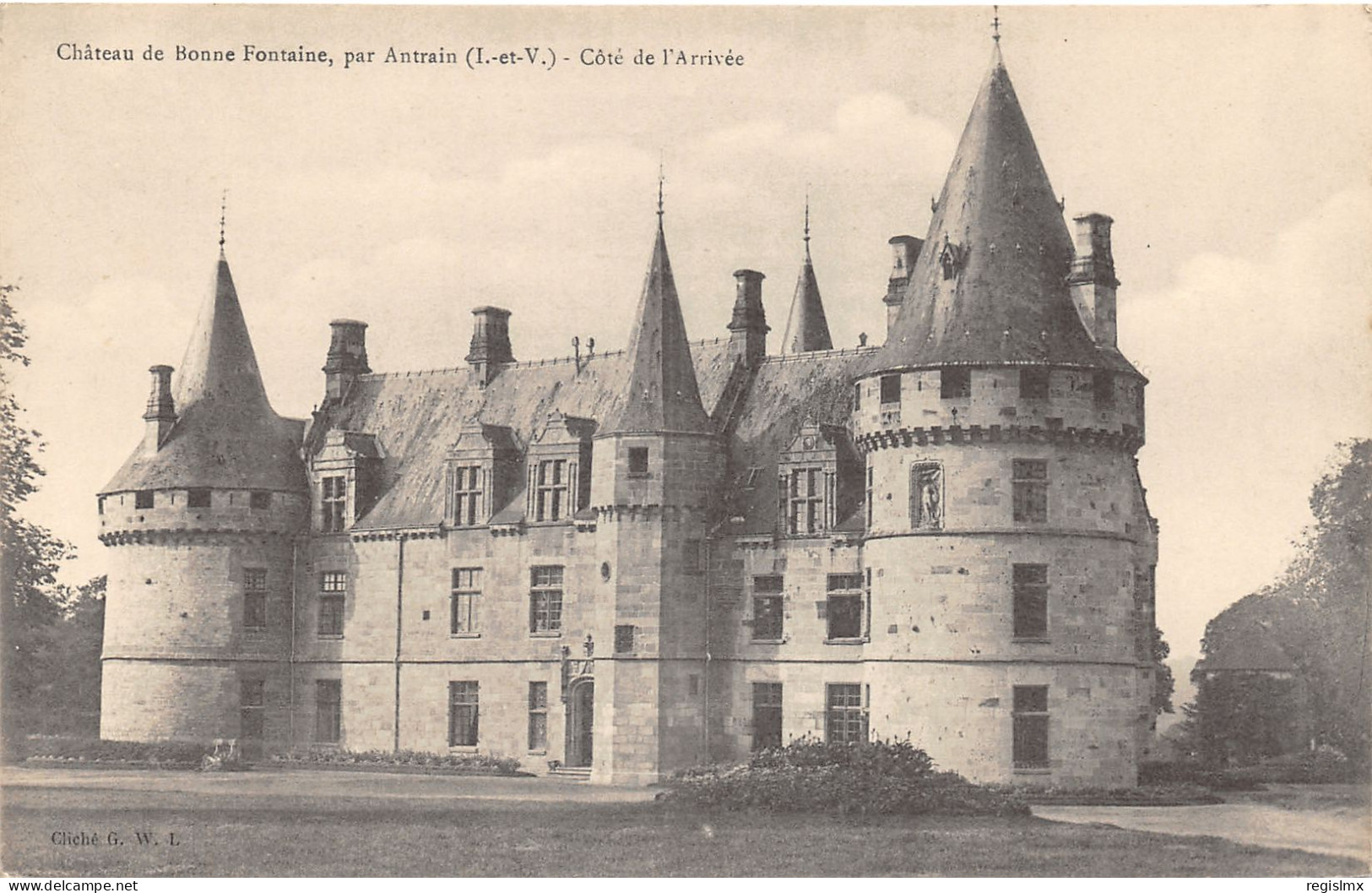 35-ANTRAIN-CHÂTEAU DE BONNE FONTAINE-N°352-F/0133 - Sonstige & Ohne Zuordnung