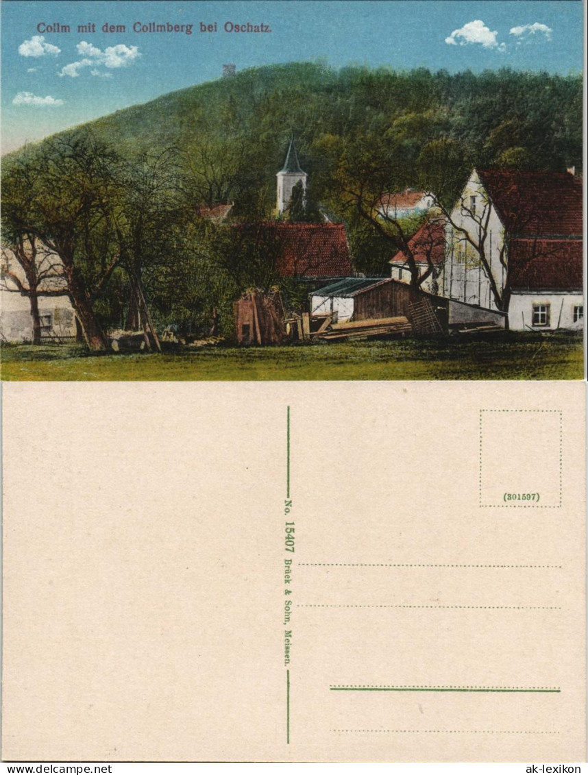 Ansichtskarte Collm-Wermsdorf Mitt Dem Collmberg Bei Oschatz 1913 - Wermsdorf