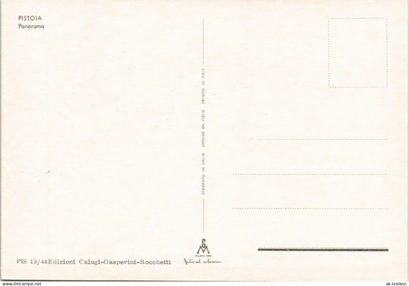 Cartoline Pistoia Panorama Panoramic View 1970 - Otros & Sin Clasificación