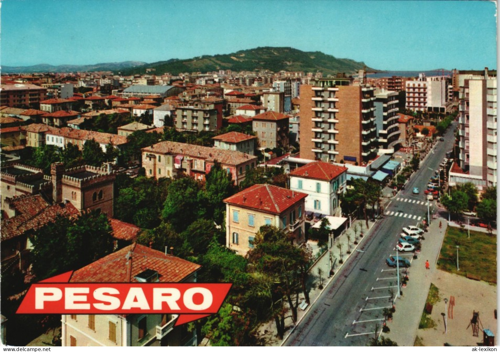 Cartoline Pesaro Panorama Stadt Ansicht 1972 - Otros & Sin Clasificación