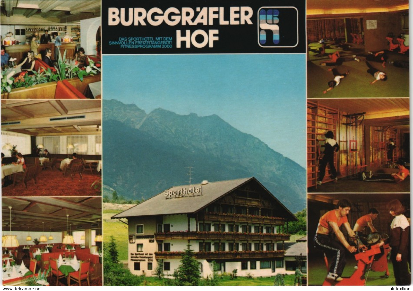 Partschins Parcines BURGGRÄFLER HOF RABLAND SPORTHOTEL In Südtirol 1975 - Otros & Sin Clasificación