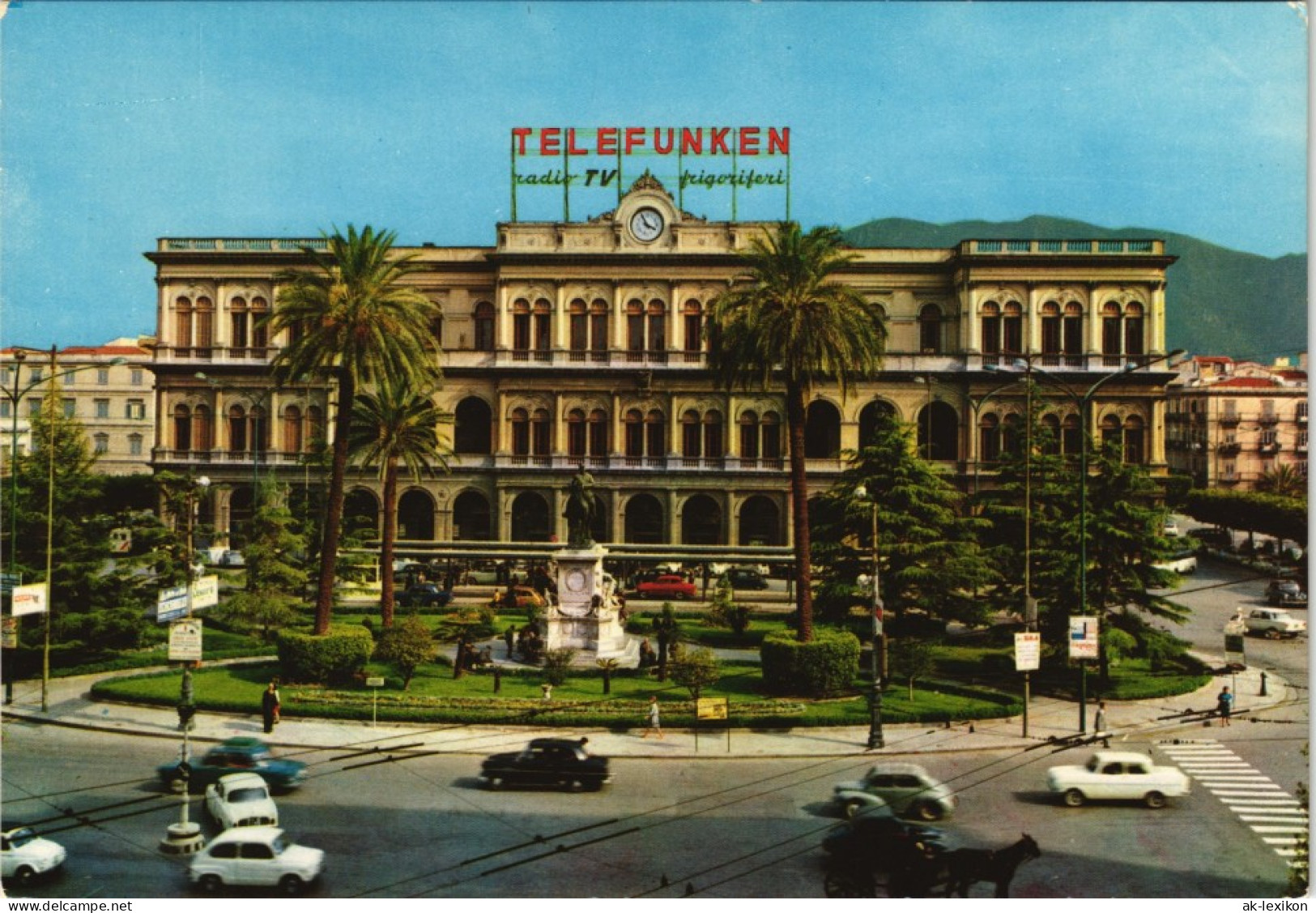 Palermo Palermo (Palermu) Piazza Giulio Cesare E Stazione Centrale 1975 - Otros & Sin Clasificación