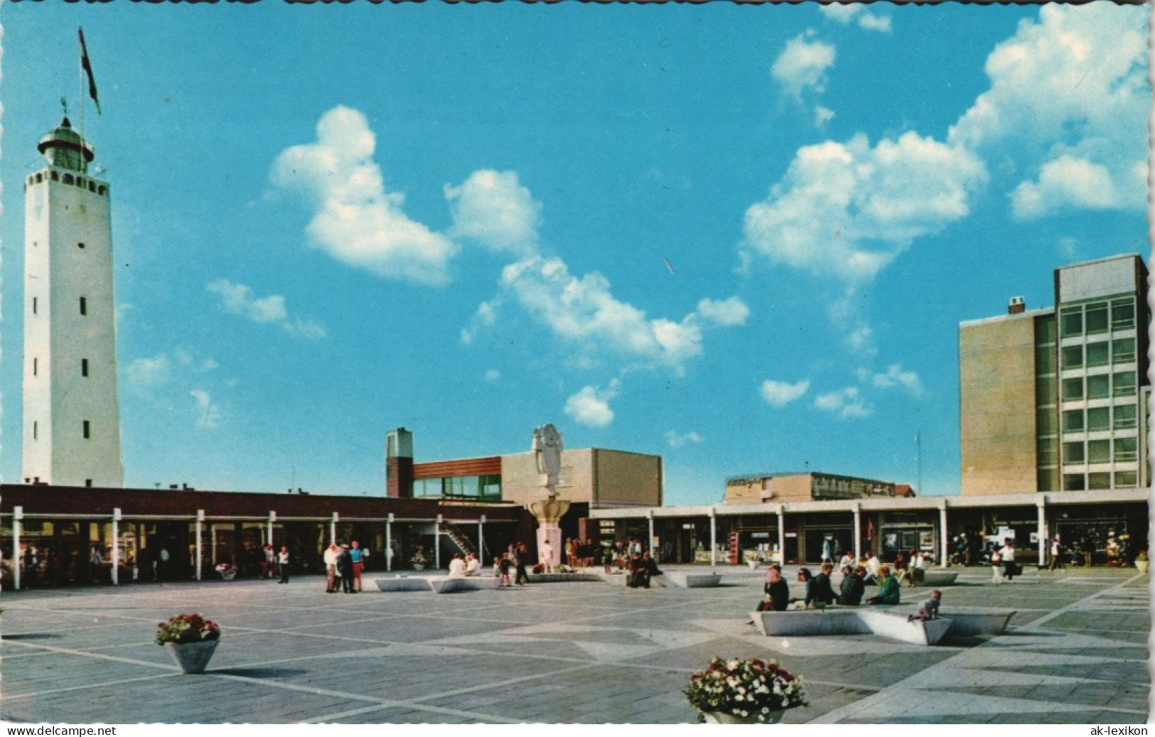 Postkaart Noordwijk Promenade 1980 - Other & Unclassified